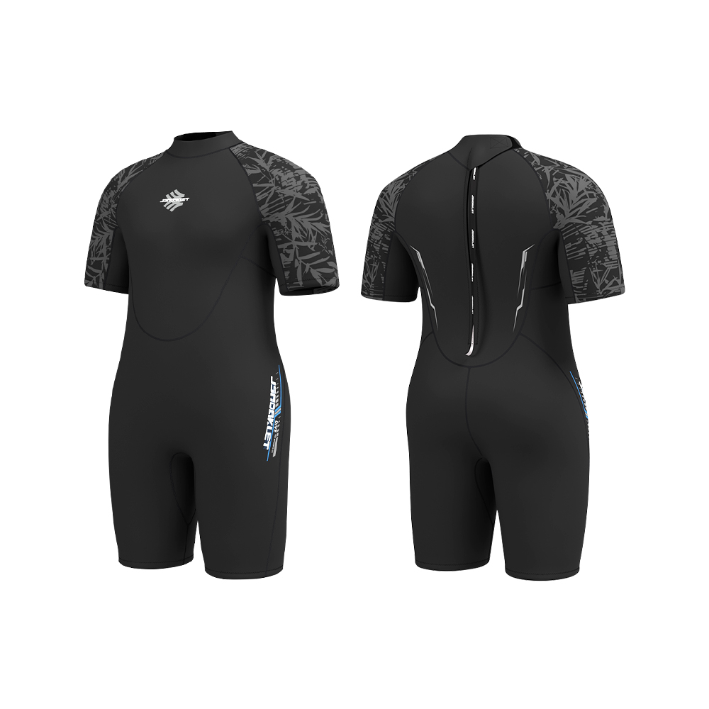 Wetsuit 3Mm Neoprene - Combinaison de plongée courte en néoprène