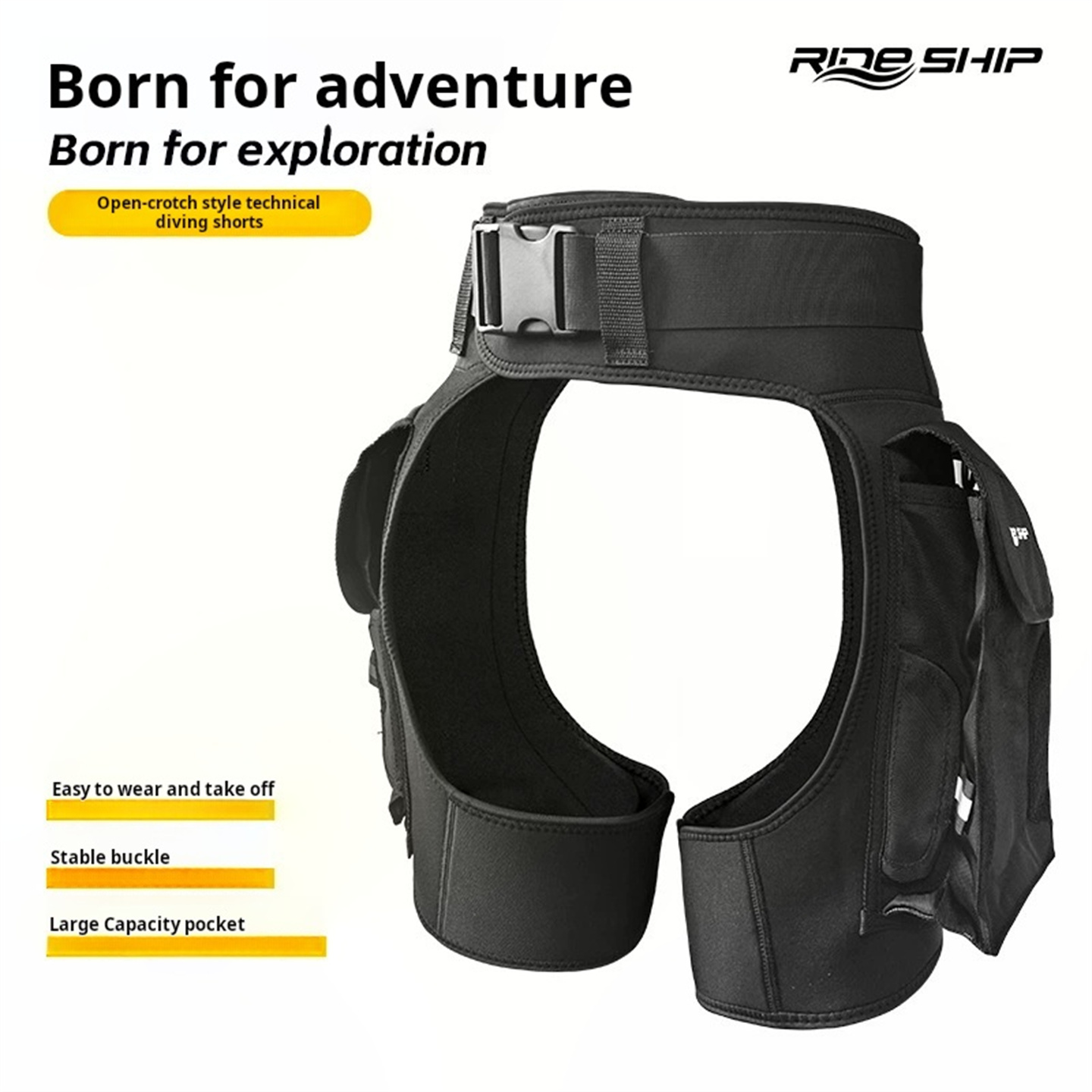 Wetsuit 3Mm Neoprene - Short de plongée technique en néoprène