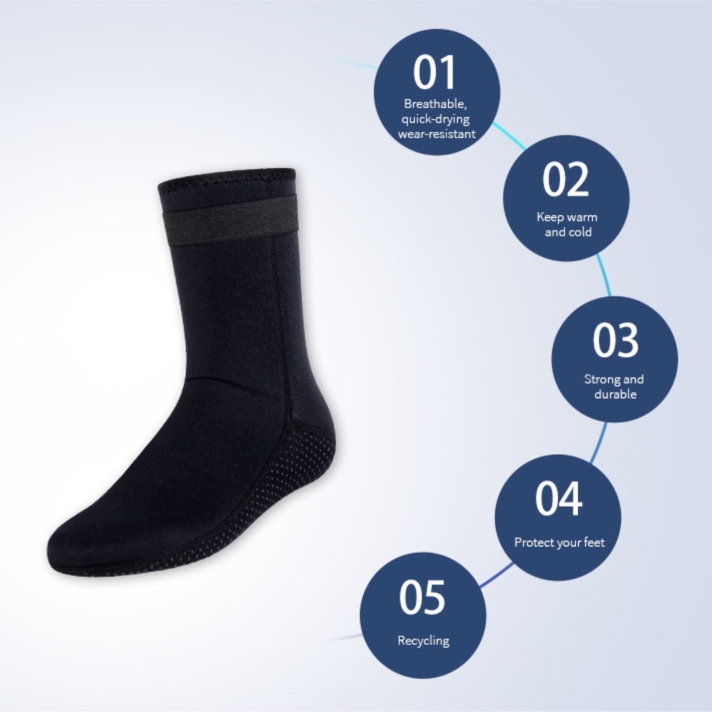 Chaussettes en néoprène 3mm 5m - Wetsuit 3Mm Neoprene avis et prix